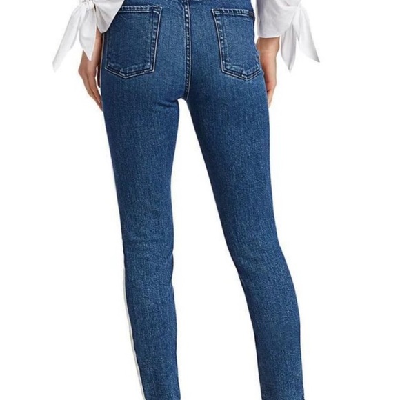 7 For All Man Kind High-Rise Side Stripe Jeans 31 - Picture 4 of 10